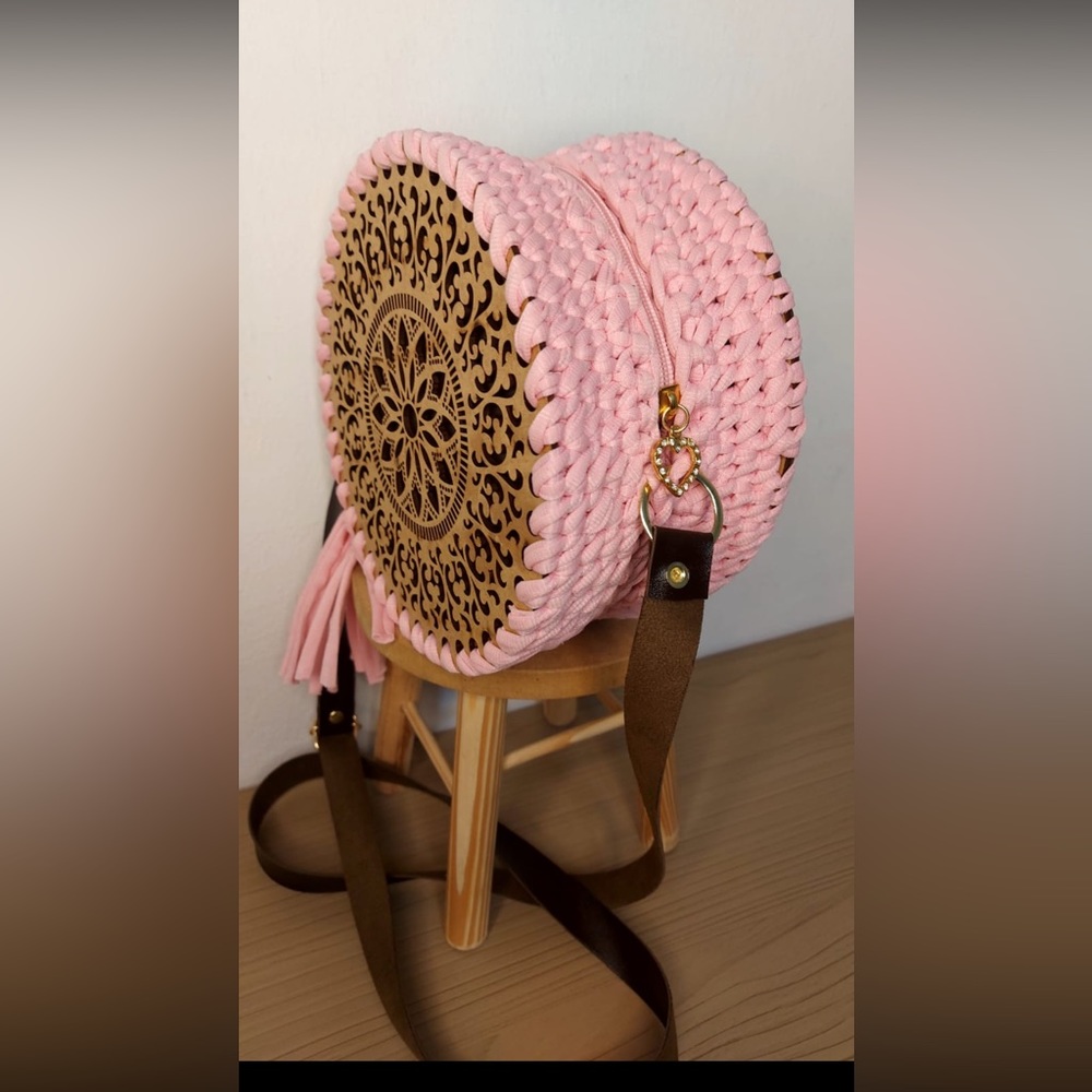 Handmade Brazilian crossbody bag.